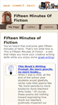 Mobile Screenshot of fifteenminutesoffiction.com
